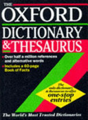 The Oxford Dictionary and Thesaurus