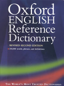 The Oxford English Reference Dictionary