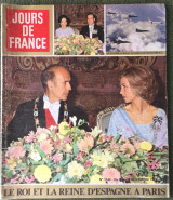 Jours de France (No 1143_November 8-14, 1976) - The King and Queen of Spain in Paris Cover