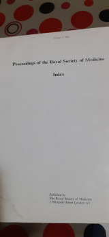 Proceedings of the Royal Society of Medicine 1964