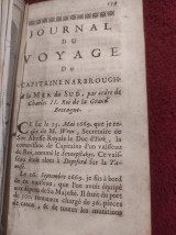 1722 Voyages de Francois Coreal aux indes Occidentales Τόμος 2 -Journal du voyage du Capitaine Narbrough e.t.c.
