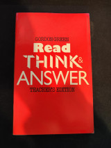 Read, Think and Answer Teacher's Edition