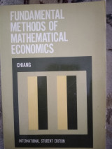 Fundamental Methods of Mathematical Economics, [ECH Master]