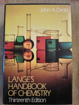 Dean Lange's Handbook of Chemistry