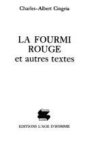 La fourmi rouge et autres textes