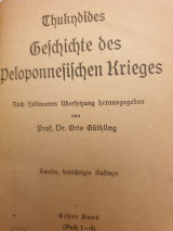 Thucydides' Geschichte des Peloponnesischen Krieges