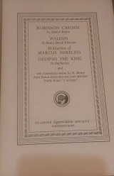 Robinson Crusoe - Walden - Marcus Aurelius - Oedipus the King