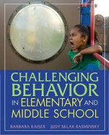 Challenging behaviour in elementary and middle school