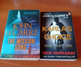 John Le Carre The Mission Song-Karla's Song Σετ 2 Βιβλια.