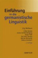 Einführung in die germanistische Linguistik