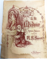La Madone (meditation religieuse) Μουσική: A. Sweet / Έκδοση S. Paulmann Salonique (δεκ. 1900) Θεσσαλονίκη, Μακεδονία, Βόρεια Ελλάδα