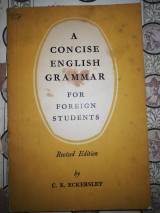 A concise English grammar for foreign students