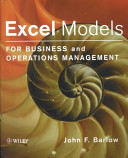 Excel Models for Business & Operations Management +