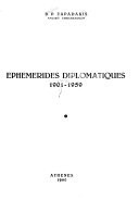 Ephémérides diplomatiques