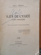 Iles de l' Egee leurs privileges