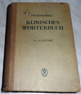 Klinisches worterbuch 1943 Willibald Pschyrembel