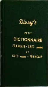 Divrys Petit Dictionnaire Francais - Grec Et Grec - Francais