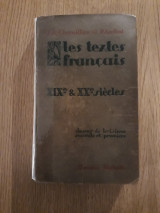 Les textes francais. XIXe & XXe siecles