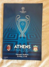 Επίσημο πρόγραμμα τελικού Champions League 2007 (official program Champions league final 2007)