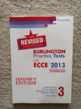Burlington Pract. Tests Mich. ECCE 3 Teacher's Book 2013 Revised + 4cd