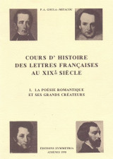 Cours d'histoire des lettres francaises au XIXe siecle 2: le theatre, la poesie