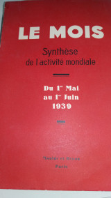 Le nois synthese de l activite mondiale
