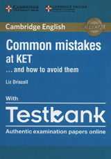 Common Mistakes at Ket… and How to Avoid Them Paperback with Testbank