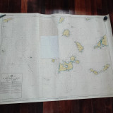 Ναυτικός χάρτης Ύδρα μέχρι Σίκινος 1989