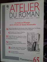 Atelier du Roman #65