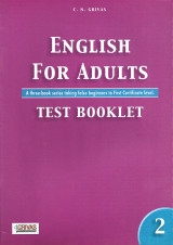 English For Adults Test Booklet 2