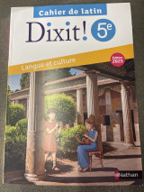 Cahier de latin 5e Dixit !