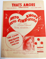 Αυτό ειν' αμόρε. Μουσική: Harry Warren Στίχοι: Jack Brooks (Paramount Music, 1953) παρτιτούρα