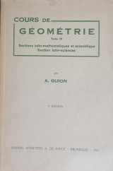 Cours de Geometrie Tome 3