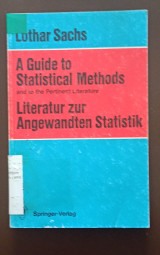 A Guide to Statistical Methods and to the Pertinent Literature, Literatur zur Angewandten Statistik
