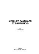 Mobilier savoyard et dauphinois