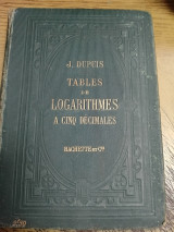 Table de logarithmese a cinq decimales