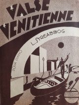 Valse Venitienne - Παρτιτούρα του L. Streabbog