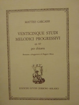 Venticinque studi melocidi progressivi op.60 per chitara