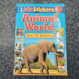 Info Stickers Animal World - Over 40 Stickers - Byeway Books