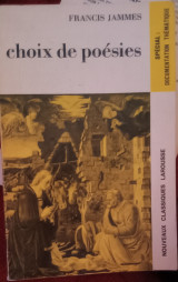 Francis James choix de poésies