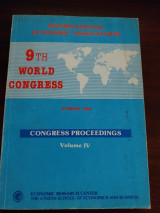 International economic association 9th world congress proceedings Vol IV