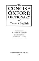 The Concise Oxford Dictionary of Current English