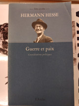 Guerre et paix