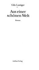 Aus einer schönen Welt