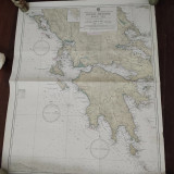 Ναυτικός χάρτης Ιόνιο Πέλαγος 1952