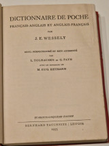 Tauchnitz Dictionnaire de Poche