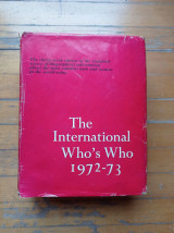 The International Who's Who 1972-73