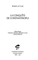 La conquête de Constantinople