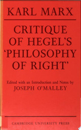 Critique of Hegel's 'Philosophy Of Right'