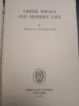 Greek ideals and modern life